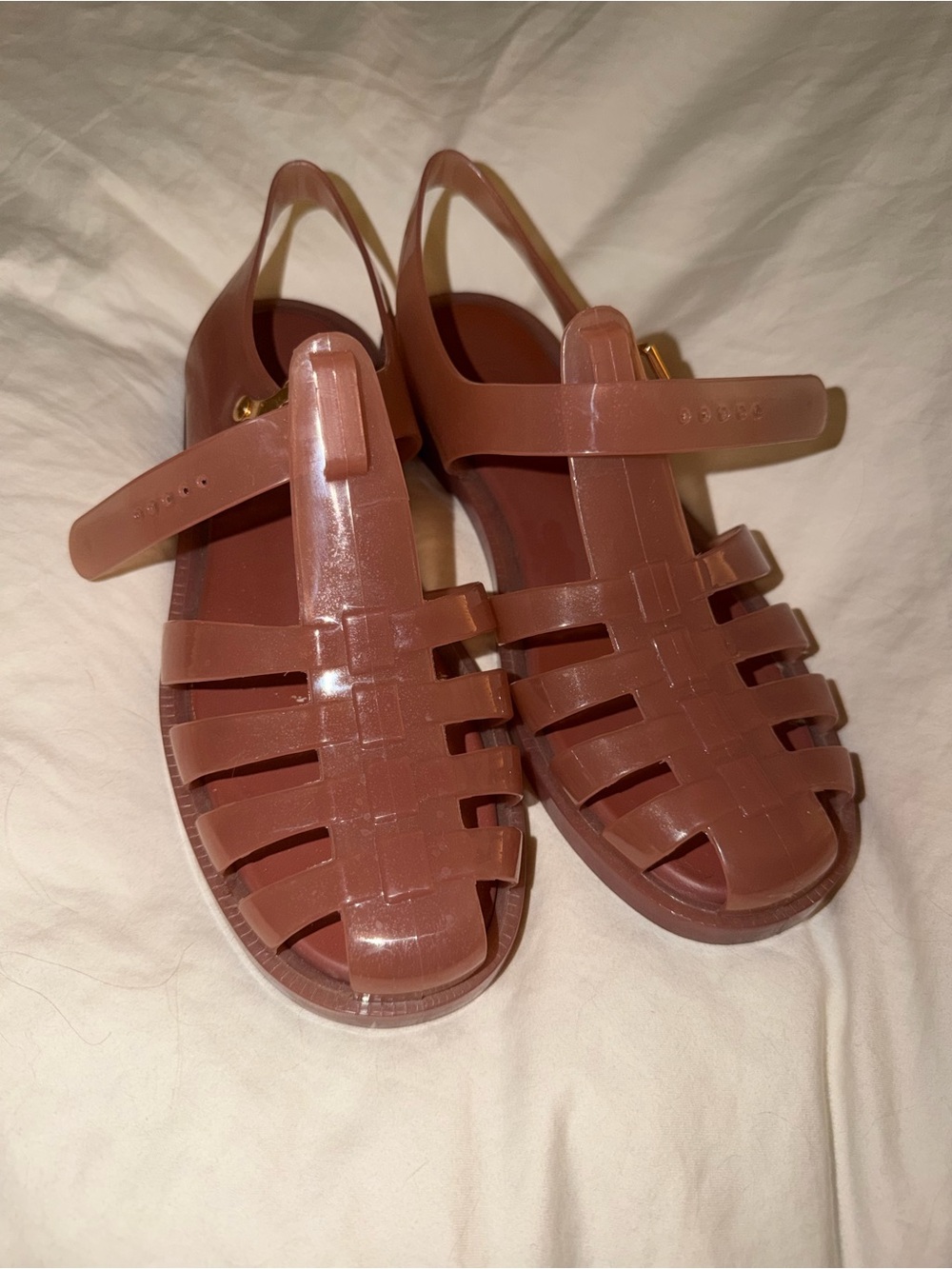 J. Crew Brown Jelly Fisherman Sandals - Women